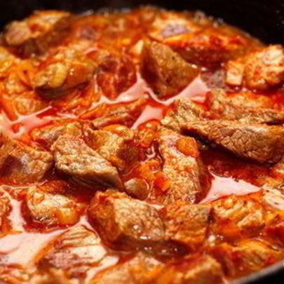 Азу свиное в мультиварке