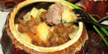 азу в горшочках