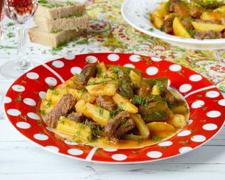 Азу в мультиварке по-татарски