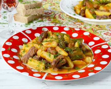 Азу в мультиварке по-татарски