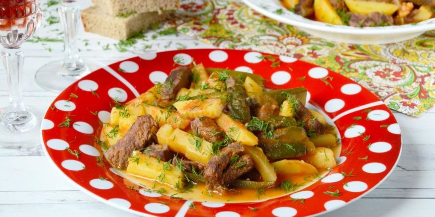 Рецепт азу в мультиварке по-татарски