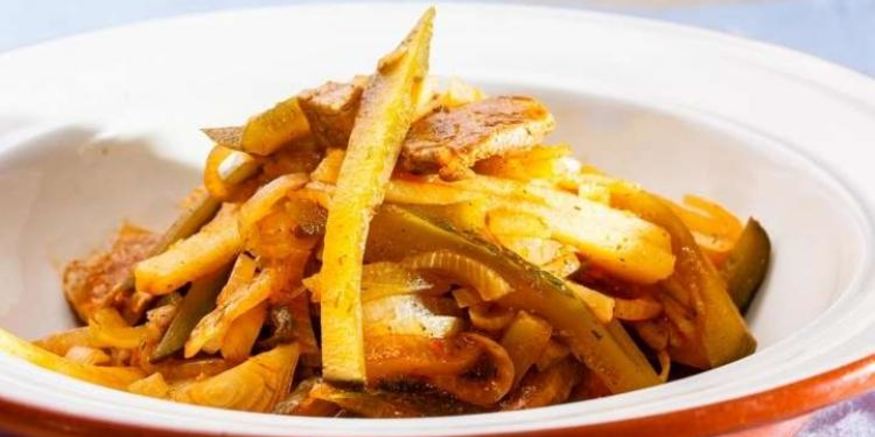 Рецепт мясного азу