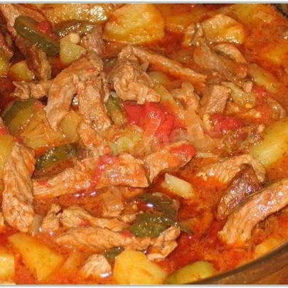 Острое Азу по-татарски