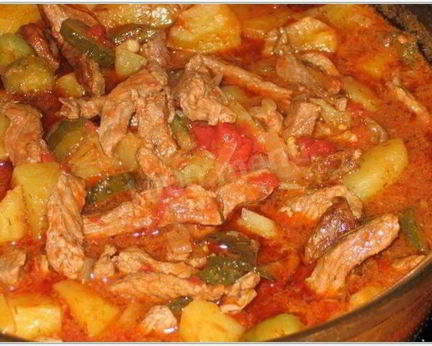 Острое Азу по-татарски