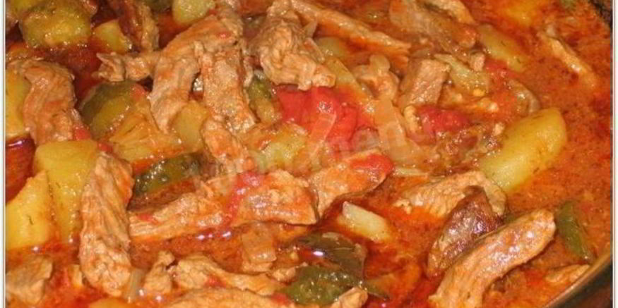 Рецепт острого азу по-татарски