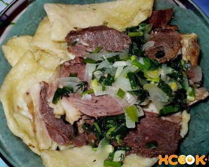 Бешбармак из баранины