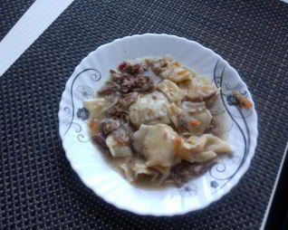 Бешбармак из мяса