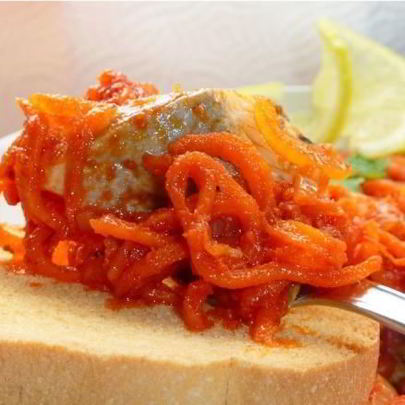 Бешбармак из сельди