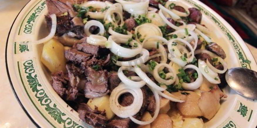 Рецепт бешбармака с картошкой