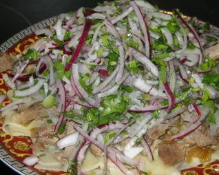 Бешбармак вегетарианский