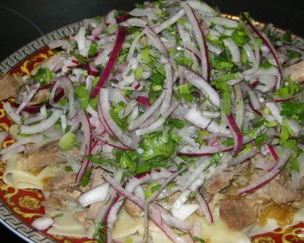 Бешбармак вегетарианский