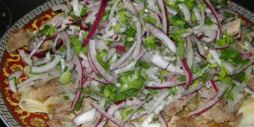 Рецепт бешбармака вегетарианского