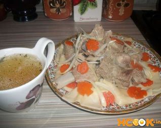 Казахский бешбармак