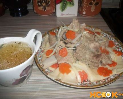 Казахский бешбармак