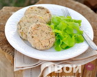 Биточки из картофеля и гречки