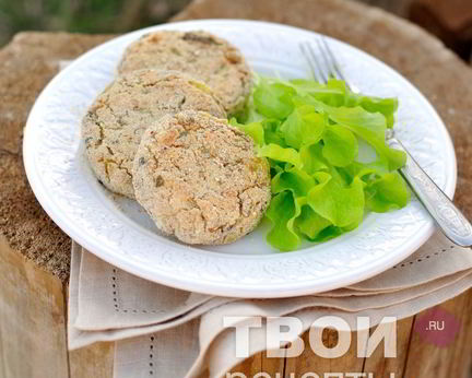 Биточки из картофеля и гречки