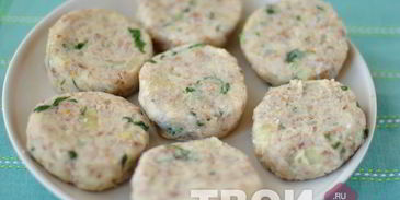 биточки из картофеля и гречки