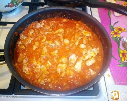 Чахохбили из филе кролика, вариаия на тему