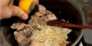 чахохбили из курицы с картошкой