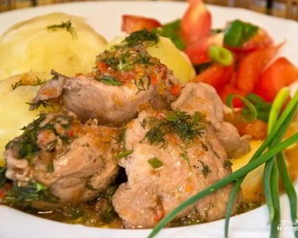 Чахохбили из курицы с вином