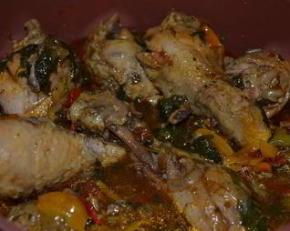 Чахохбили из курицы в мультиварке