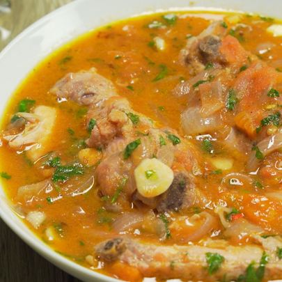 Чахохбили с белым вином