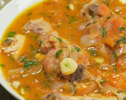 Чахохбили с белым вином