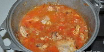 чахохбили с орехами и вином