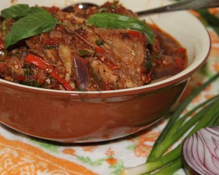 Чахохбили с помидорами