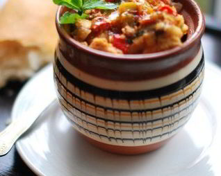 Чахохбили с шампиньонами