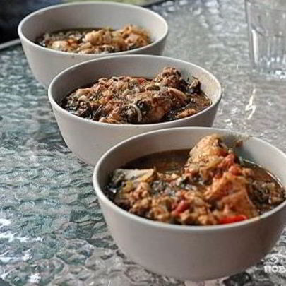 Чахохбили в казане