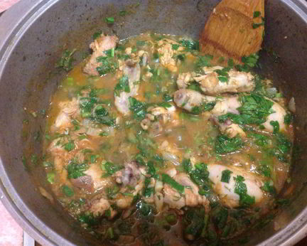 Чахохбили в помидорах