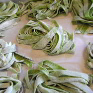 Рецепт Домашней лапши со шпинатом