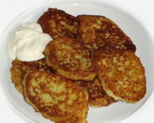 Драники из кабачка с сыром