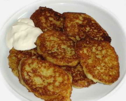 Драники из кабачка с сыром