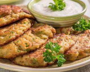 Драники из кабачков и картофеля