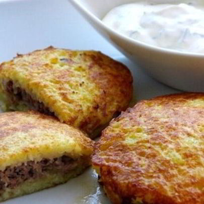 Драники картофельные с фаршем