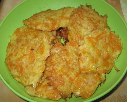 Драники картофельные с тыквой