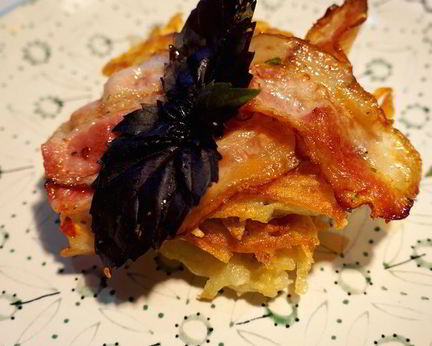 Драники с беконом