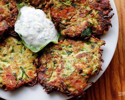 Драники с брынзой