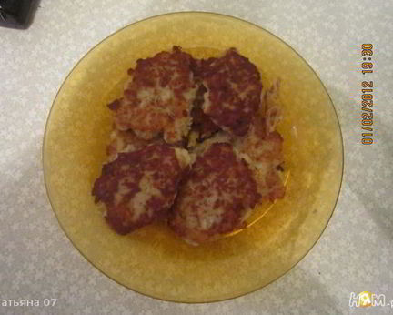 Драники с фаршем