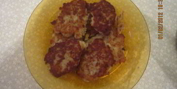 драники с фаршем