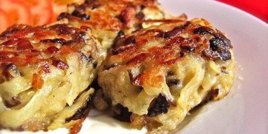 Рецепт драников с грибами