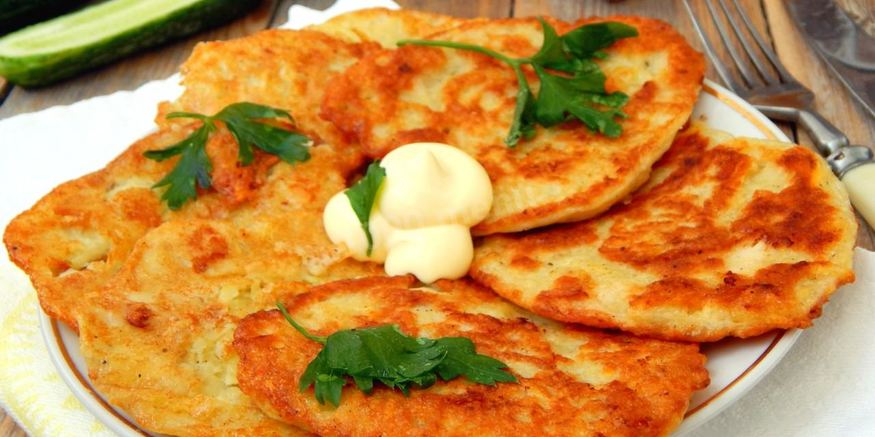 Рецепт драников с курицей