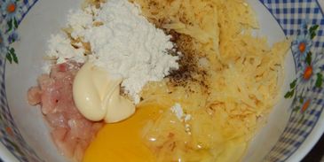 драники с курицей