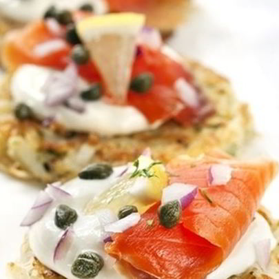 Драники с морепродуктами