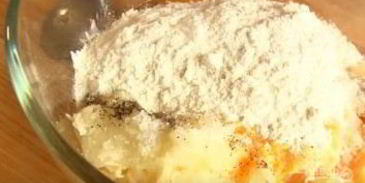 драники с начинкой из творога