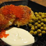 Рецепт Драников с творожными шариками