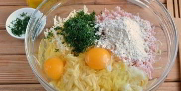 драники с ветчиной с сырком