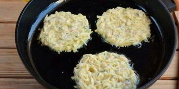 драники с ветчиной с сырком